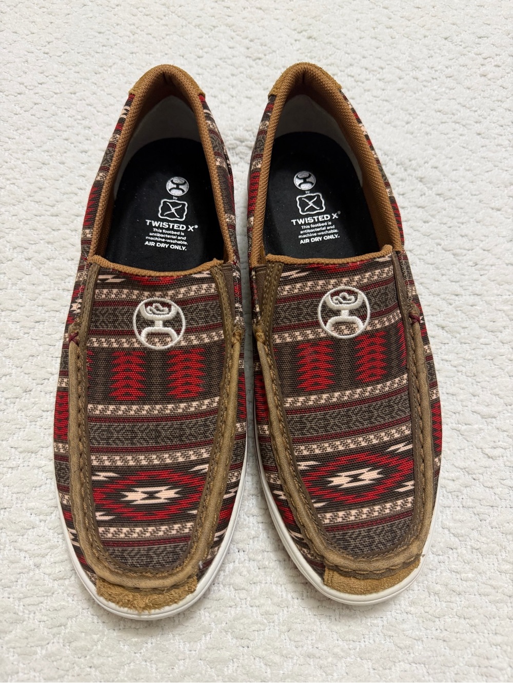 Twisted X Hooey Slip On Loper Moc Toe Loafer Shoe Men’s Size 11.5
